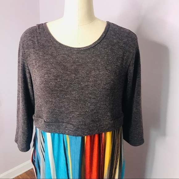 éloges Stripe Popover Dress - Picture 2 of 7